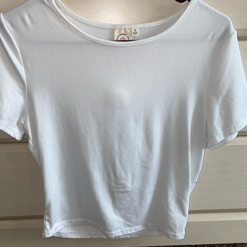 Live in the moment Marshall’s white comfy t-shirt